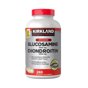 Glucosamina 1500mg + Condroitina 1200mg Kirkland 280 Tbs