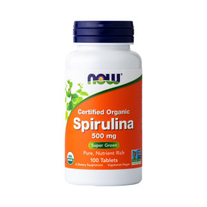 Spirulina (Espirulina), 500mg, Now Foods, 100 Tbs