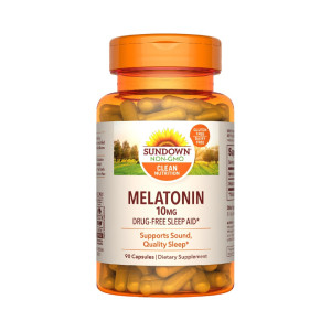 Melatonina, 10mg, Sundown Naturals, 90 Cps