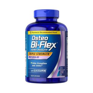 Osteo Bi-Flex + Vitamina D-3 Triple Strength (Glucosamina e Condroitina), Força Tripla, 200Tbs