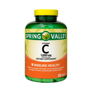 Vitamina C, Rosa Mosqueta, Spring Valley, 250 Tbs