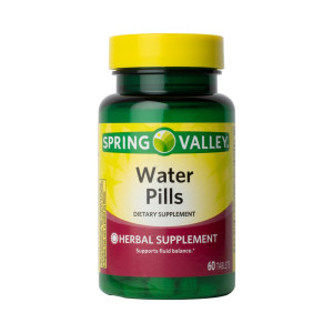 Water Pills, Potássio, Spring Valley, 60 Tbs