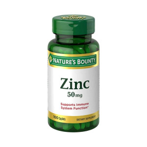 Zinco, 50mg, Nature's Bounty, 100 Cps