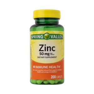 Zinco, 50mg, Spring Valley, 200 Tbs